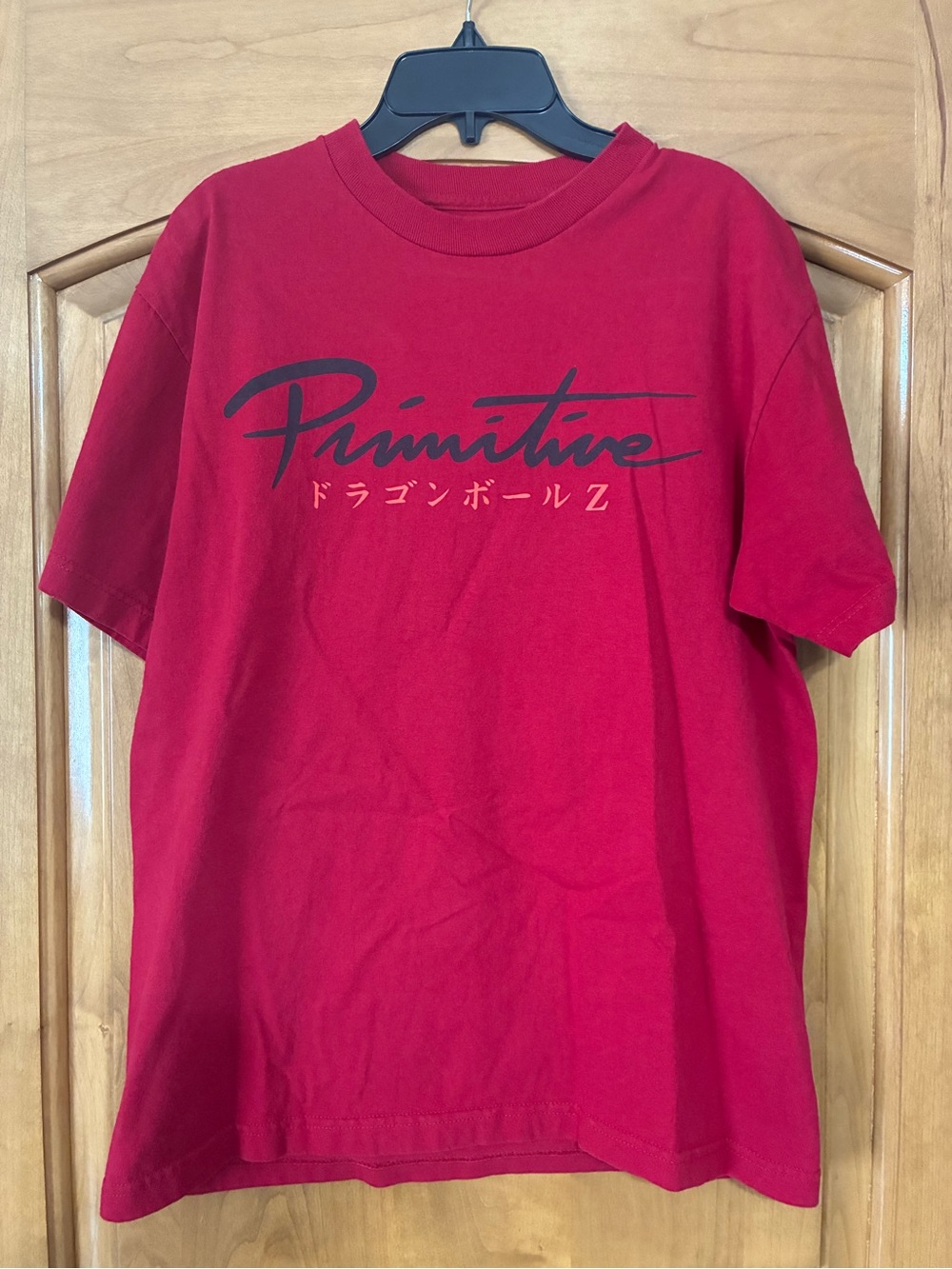 Primitive Red Short-Sleeve Graphic Logo Tee